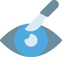 ilustración de vector de cirugía ocular en un fondo. símbolos de calidad premium. iconos vectoriales para concepto y diseño gráfico.