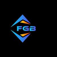 FGB abstract technology logo design on white background. FGB creative initials letter logo concept. vector
