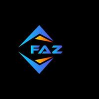 FAZ abstract technology logo design on white background. FAZ creative initials letter logo concept. vector