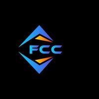 FCC abstract technology logo design on white background. FCC creative initials letter logo concept. vector