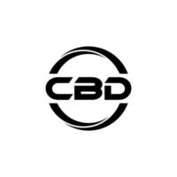 diseño del logotipo de la letra cbd en la ilustración. logotipo vectorial, diseños de caligrafía para logotipo, afiche, invitación, etc. vector