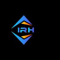 IRH abstract technology logo design on white background. IRH creative initials letter logo concept. vector