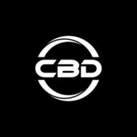 diseño del logotipo de la letra cbd en la ilustración. logotipo vectorial, diseños de caligrafía para logotipo, afiche, invitación, etc. vector