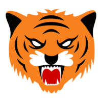 mascote cabeça de tigre png