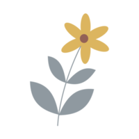 flor en elemento simple png