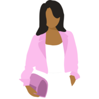 clipart de bloco de senhora png