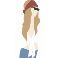 Lady Block Clipart png