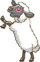 Sheep png graphic clipart design