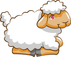 Sheep png graphic clipart design