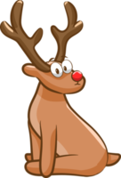 Deer png graphic clipart design