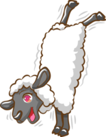 Sheep png graphic clipart design