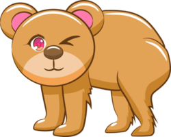 Bear png graphic clipart design