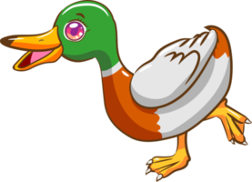 Duck png graphic clipart design