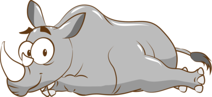 rhinocéros png conception de clipart graphique