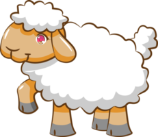 Sheep png graphic clipart design