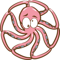 Oktopus png Grafik-Clipart-Design