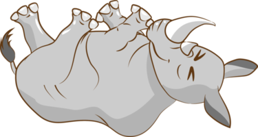 neushoorn PNG grafisch clip art ontwerp