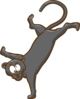 Panther-Vektor-Set-Sammlung Grafik-Clipart png