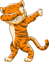 Tiger png graphic clipart design