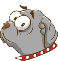 bulldog PNG grafisch clip art ontwerp