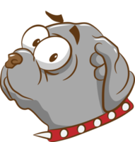 Bulldog png graphic clipart design