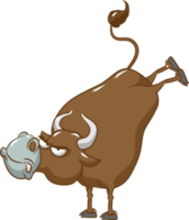 Bull png graphic clipart design