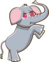 Elephant png graphic clipart design