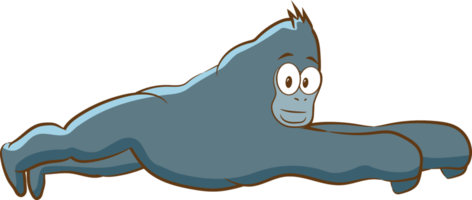 gorilla png grafisk ClipArt design