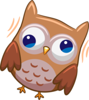 Owl png graphic clipart design