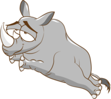 rinoceronte png design de clipart gráfico