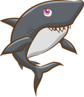 tubarão png design de clipart gráfico