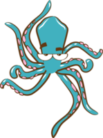 Oktopus png Grafik-Clipart-Design