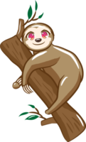 Sloth png graphic clipart design