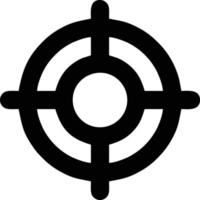 Target focus icon symbol vector image, illustration of the success goal icon concept. EPS 10