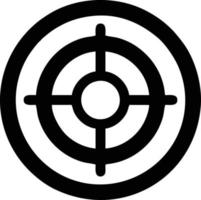 Target focus icon symbol vector image, illustration of the success goal icon concept. EPS 10