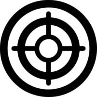 Target focus icon symbol vector image, illustration of the success goal icon concept. EPS 10