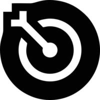 Target focus icon symbol vector image, illustration of the success goal icon concept. EPS 10
