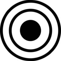 Target focus icon symbol vector image, illustration of the success goal icon concept. EPS 10
