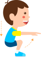 ejercicio físico para niños png