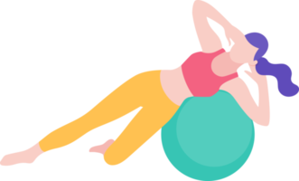 Fitness-Trainingsball png