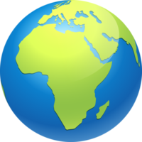 World globe earth map png
