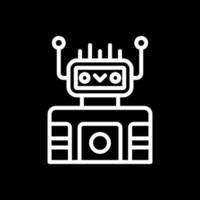 diseño de icono de vector de robot