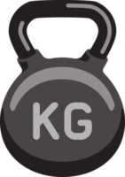 icône de symbole de kettlebell png