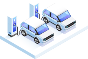 Ladestation für Elektrofahrzeuge png