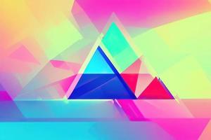 Abstract Triangular Graphics for Decorative Backgrounds photo