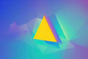 Light Triangular Art for Business Backdrops with a Creative Touch photo