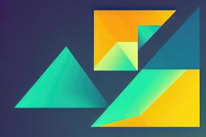 Minimalistic Triangular Shape for Modern Wallpaper Concept photo