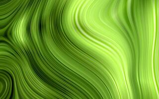 Futuristic abstract shiny green background. Shiny green wavy lines. Shiny green distorted line texture. Creative shiny green wave line pattern. Suitable for template, presentation, poster, book cover. photo