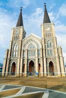 catedral de la inmaculada concepción en chanthaburi en tailandia foto