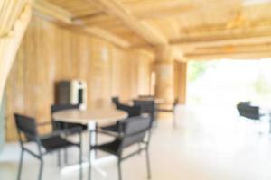 abstract blur cafe and restaurant for background photo
